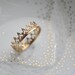 READY TO SHIP size 6 14K gold There is no queen without a crown ring