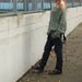 oversize green loose knit sweater grunge sweater, off the shoulder sweater,