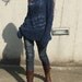 women's sweater, Loose knit, Blue sweater, Electric blue asymmetrical hemline, over sized grunge sweater, women's clothing, pullover