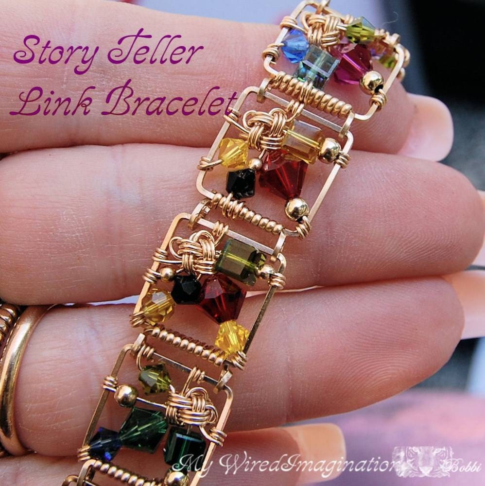 DIY Bracelet Link Bracelet Pattern Story Teller Link