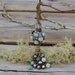 RSVD for lcaron1961 Painted Desert - Cored 'n Capped Dan O Lampwork Big Hole Beads With Tassel Chain