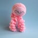 Amigurumi Pink Jellyfish Squishling