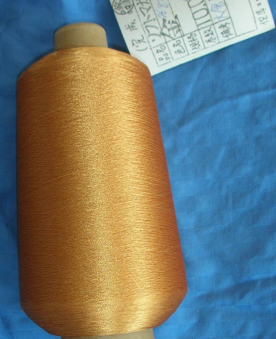 Real Gold Thread Luxe Japanese Obi Thread Spool