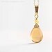 14K Solid gold jewelry Citrine necklace Citrine jewelry November birthstone solid gold necklace winter neutral white yellow ohtteam - Lutea