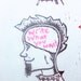 Get In My Head punk rock custom stamp