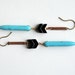 Turquoise Southwestern Earrings. Long Stick Dangles. Boho Chic Howlite Daggers. Turquoise Points. Tribal Jewelry. FREE Shipping in US