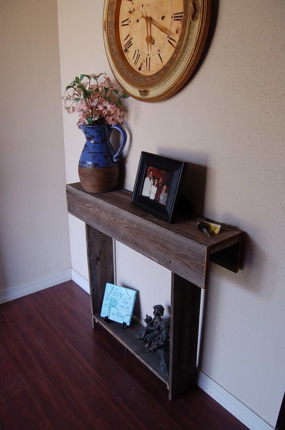 Farmhouse Console Table Small Table Recycled Wood Furniture