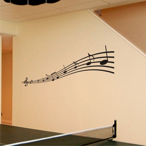 Items similar to Wall  Decal Music  Wall  Decor  Musical  Notes 