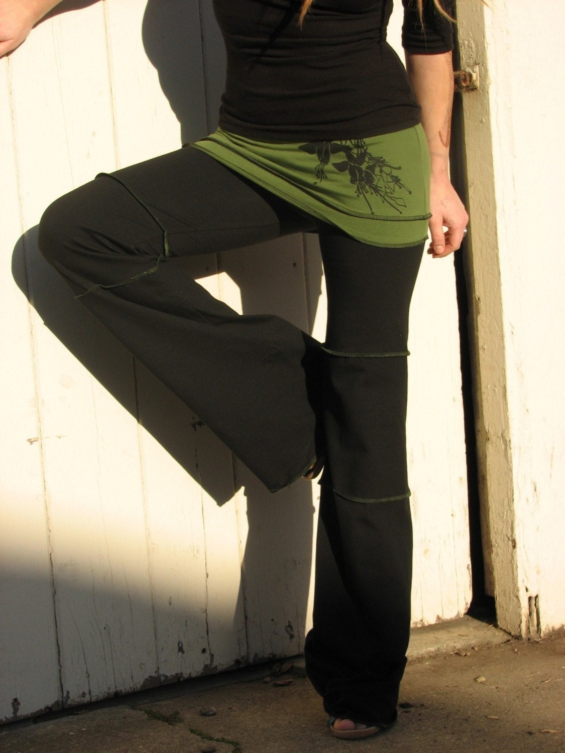 Fishers Finery Women's Organic Cotton Blend Bootcut Yoga Pant