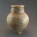 Ikebana Vase, wood-fired stoneware w/ crawling shino and natural ash glazes