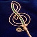 Treble Clef Bubble Wand, Perfect Gift for a music lover, Magic music wand, Party favor, Music, Music note, Play and Have Fun....
