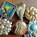 Whimsical OOAK Vintage Junk Bracelet - Spring Birds - by Junkie Jools - gift for her - made with cool STUFF - beaded earring, faux turquoise