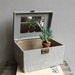 Vintage Suitcase : Vanity Case with Mirror and Key