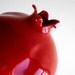 Porcelain Red Pomegranate Vase - IN STOCK
