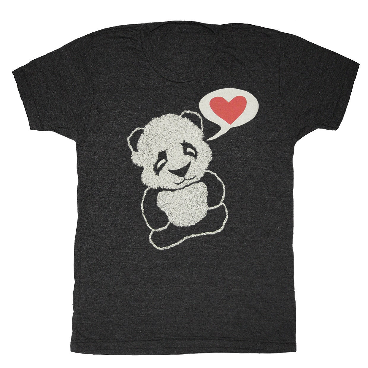 Panda Bear Unisex Mens T Shirt Tee Shirt Adorable Cool 