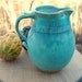 Large Half Gallon Turquoise Pitcher
