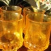 Vintage FRANCISCAN MADEIRA TIFFIN cornsilk yellow Glasses, Golden Yellow, Water Glass