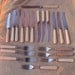 Vintage Flatware - Lot of 22 Pcs - All Blonde - Bakelite or Plastic - 1940s