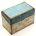 Recipe Box Wood Spice Rack Retro Ready To Ship Fits 4x6 Recipe Cards