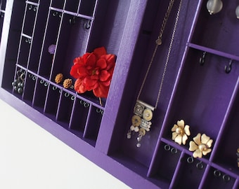 Reinvented Upcycled Drawer as Jewelry Display by bluebirdheaven