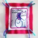 Catnip Ravioli Cat Toy... PURRFECT ANGEL White Persian... Handcrafted