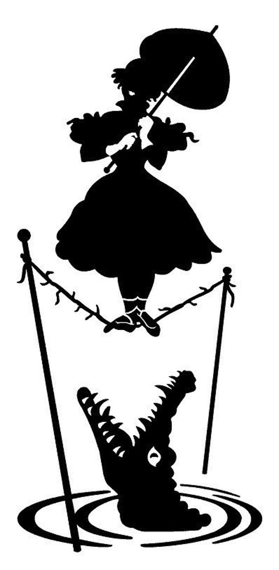 Haunted Mansion vinyl decal car decal Tightrope Parasol