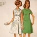 Vintage 60s Mod Asymmetric Dress Pattern Simplicity 8541 Bust 40