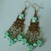Mint Botanical Earrings