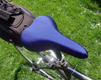 Bicycle Saddle Cover - STANDARD size - Navy Blue