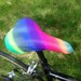Bicycle Saddle Cover - STANDARD size - Rainbow Metallic