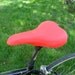 Bicycle Saddle Cover - STANDARD size - Orange Red