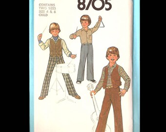 1973 Girls Shirt Jacket Top Skirt and Pants by undoneeclectic