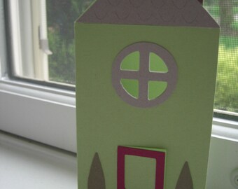 New Home Card, Housewarming - Green