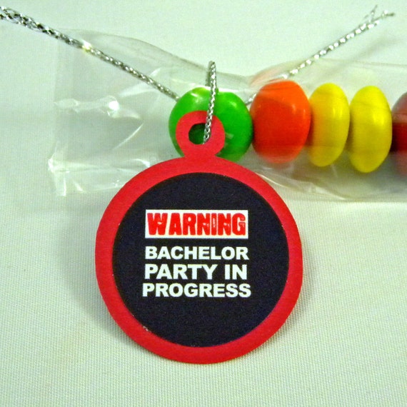 Bachelor Party Candy Treat Bag Favors Set of 12 Il_570xn