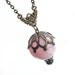 Pink Balloon - Hot Air Balloon Pendant Necklace Jewelry Jewellery