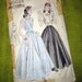 1940s Vintage VOGUE Sewing Pattern - Floor Length DRESS - Gown - Vogue 9513 - Bust 32