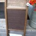 WASHBOARD CABINET-using"BaBy GranD" Washboard Recycled To WaLL CaBiNeT-LinGeRiE sz.-w/ oLD wHiTe PorceLain knoB-Great Medicine/Spice cabinet