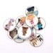 Goldilocks and the Three Bears Buttons. 10 Handmade Buttons. Sewing or Knitting Buttons.