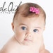 Baby Non Slip Hair Clips - Infant Hair Snap Clips - Mini Velvet No-Slip Clippies - Petite Baby Flower Hair Clips - U-Pick Colors