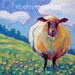Custom Order for Elizabeth - Sheep Print - Giclee Print