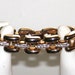 Vintage Bracelet Chunky Panther Link Chain Rhinestones