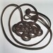 Celtic Majestic Emblem Spanish Leather Necklace