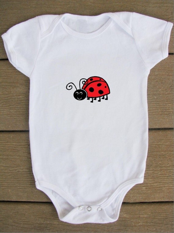 Ladybug Love Bug Summer Onesie Bodysuit