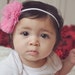 Hot Pink Tulle Headband baby White Band fits babies toddlers girls Photography Prop valentines day