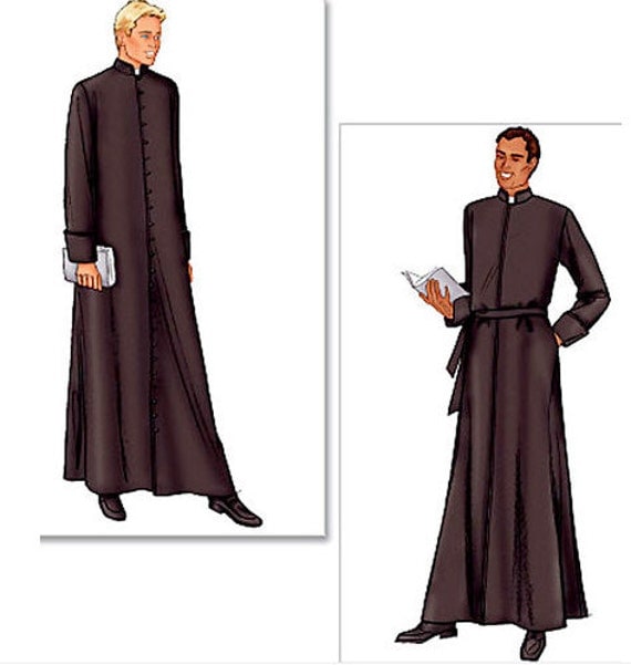 CLERGY ROBE Cassock Sewing Pattern GOTHIC Church Choir Robes