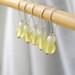 LAST SET Sale - Soul of the Jade Pear - Five Snag Free Stitch Markers - Fits Up To 5.0 mm (8 US) - Limited Edition