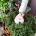 Clay House Pink Roof terrarium Ceramic glazed Clay House Miniature