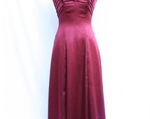 Popular items for burgundy dress on Etsy