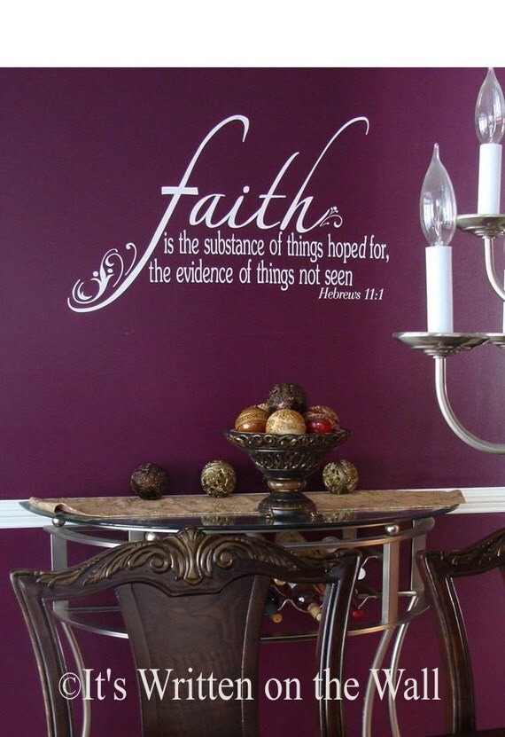 Faith is the substance of things hoped for by ItsWrittenOnTheWall