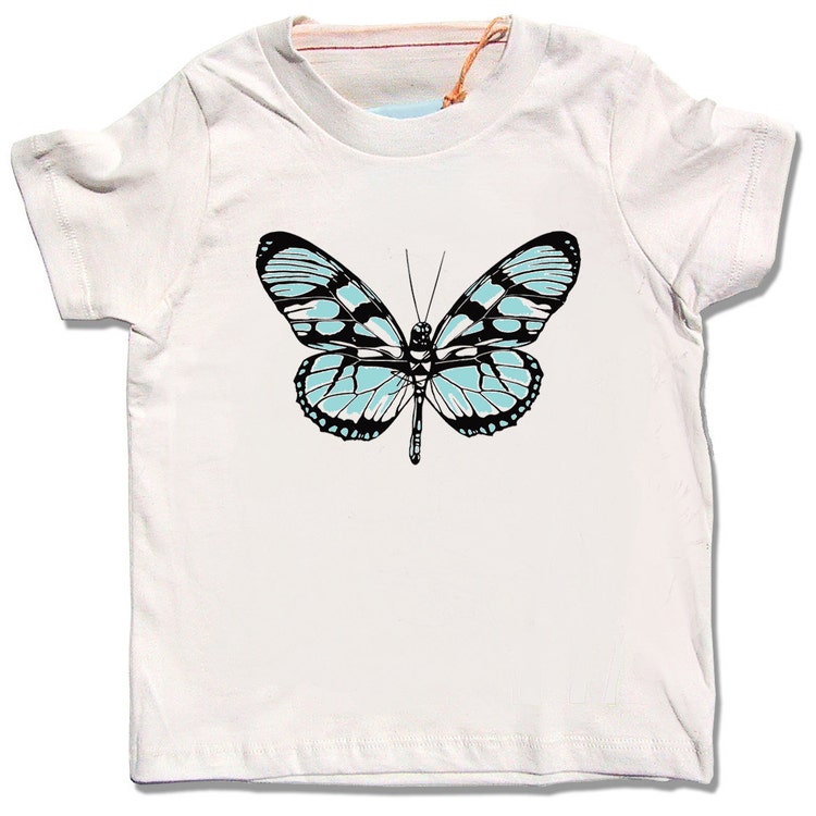 Butterfly Shirt Cute Kids Butterfly t-shirt organic by alittlelark